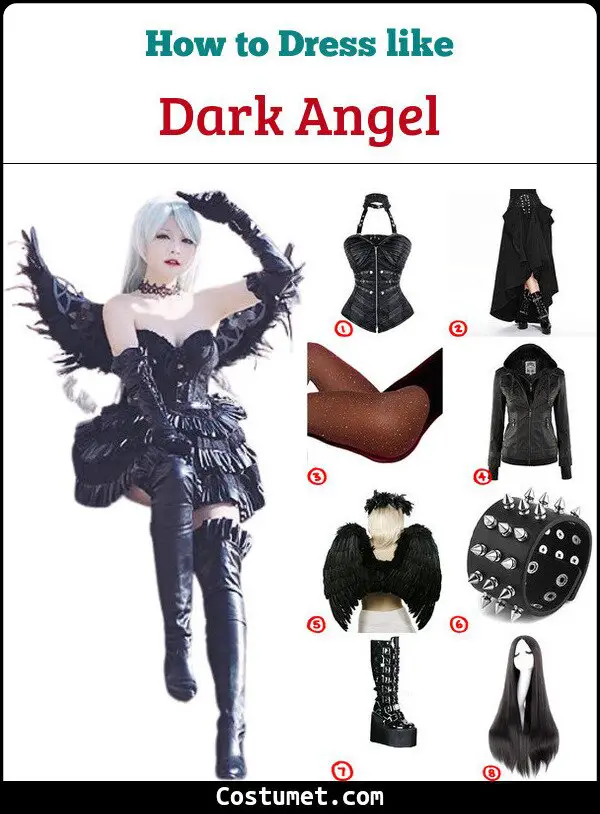 Dark Angel Costume for Cosplay & Halloween