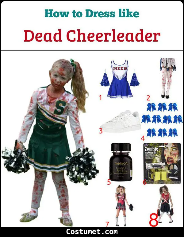 Dead Cheerleader Costume for Cosplay & Halloween