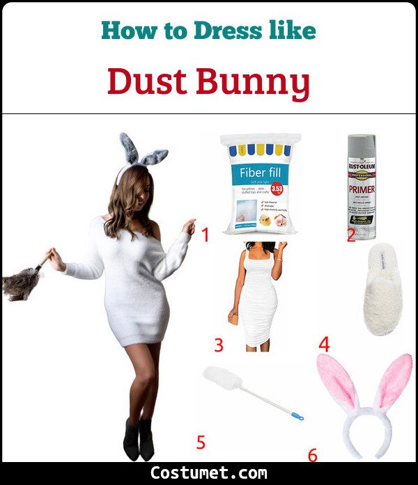 Dust Bunny Costume for Cosplay & Halloween