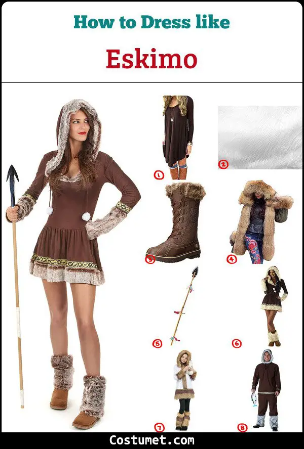 Eskimo Costume for Cosplay & Halloween