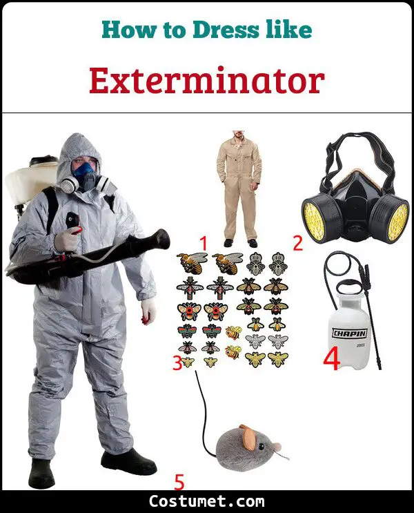 Exterminator Costume for Cosplay & Halloween