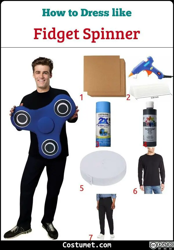 Fidget Spinner Costume for Cosplay & Halloween