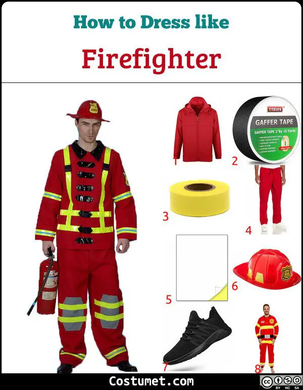 Firefighter Costume for Cosplay & Halloween