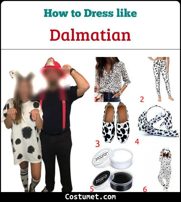 Dalmatian Costume for Cosplay & Halloween