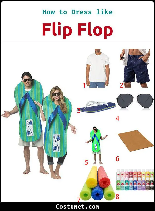Flip Flop Costume for Cosplay & Halloween