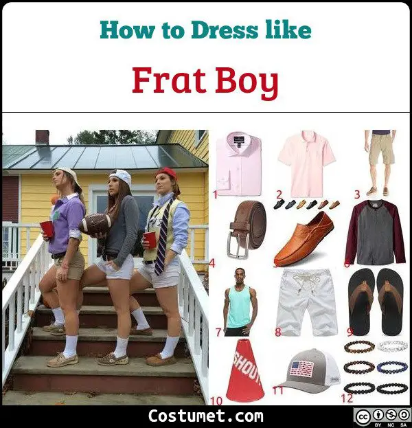 Frat Boy Costume for Cosplay & Halloween