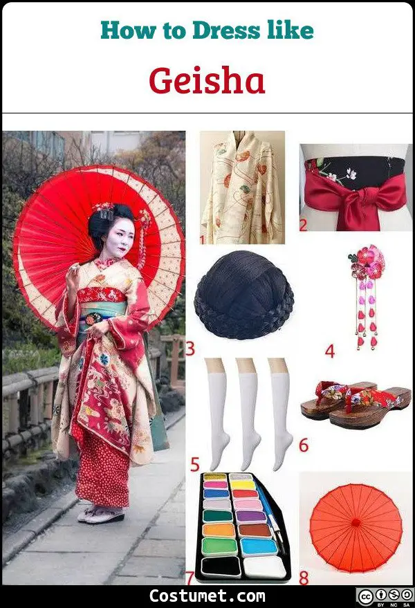 Geisha Costume for Cosplay & Halloween