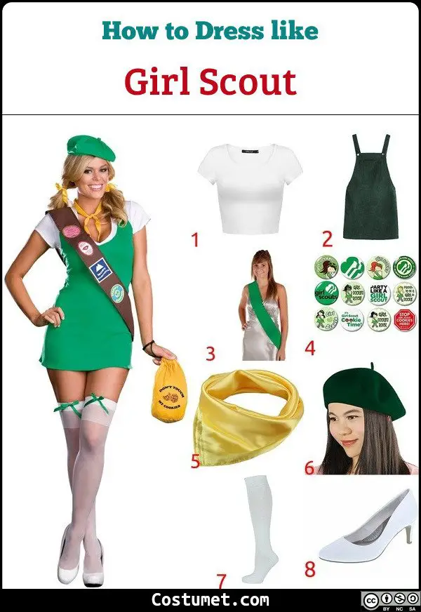 Girl Scouts Costume for Cosplay & Halloween