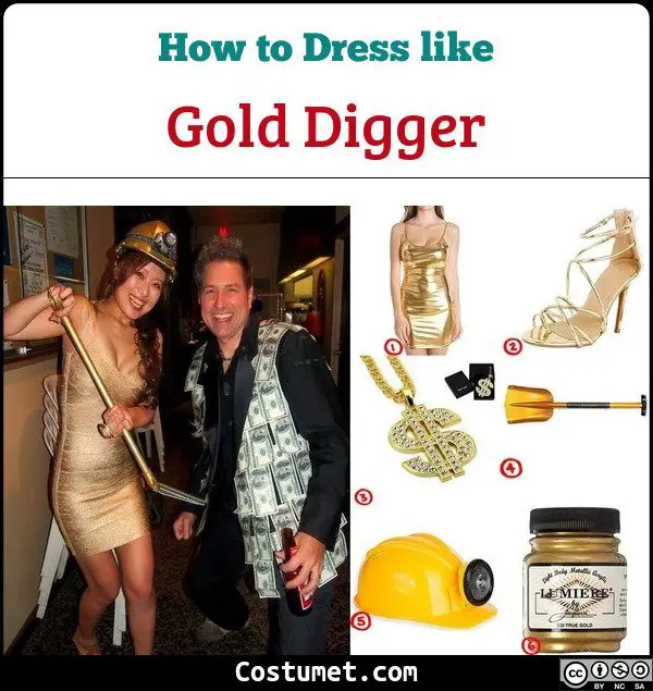 Gold Digger Costume for Cosplay & Halloween