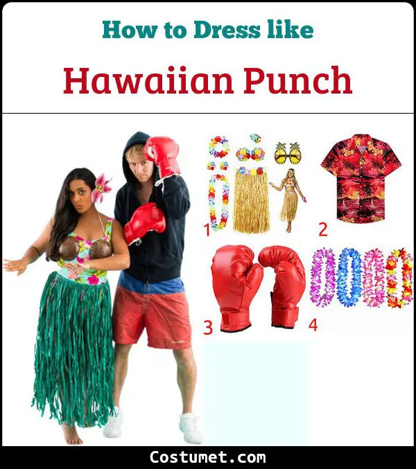 Hawaiian Punch Costume for Cosplay & Halloween