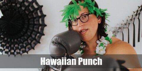 Get your best hula and Hawaiian outfit and then wear a pair of boxing gloves for this pun costume. 