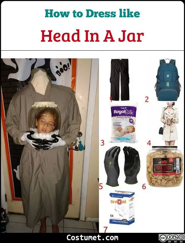 Head In A Jar Costume for Cosplay & Halloween