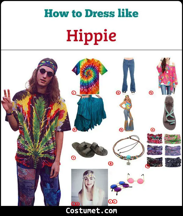 Hippie Costume for Cosplay & Halloween