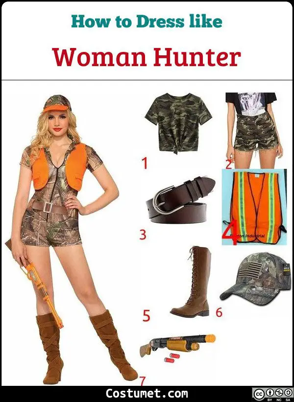 Woman Hunter Costume for Cosplay & Halloween