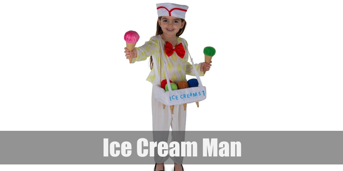 Ice Cream Man Costume for Cosplay & Halloween