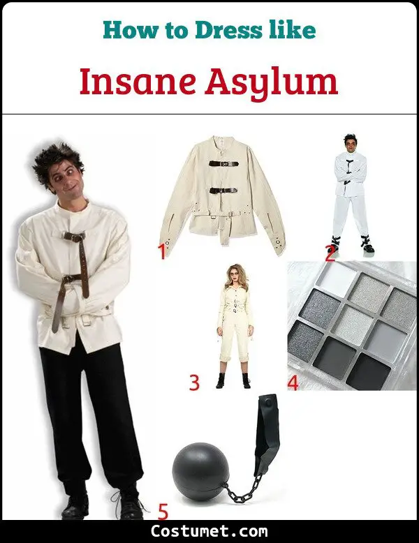 Insane Asylum Costume for Cosplay & Halloween