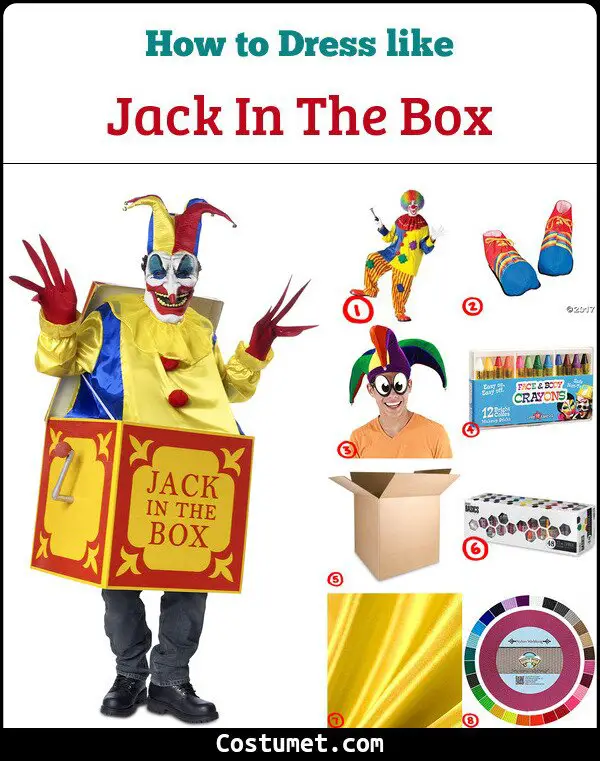 Jack In The Box Costume for Cosplay & Halloween