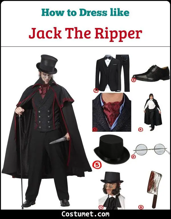 Jack The Ripper Costume for Cosplay & Halloween