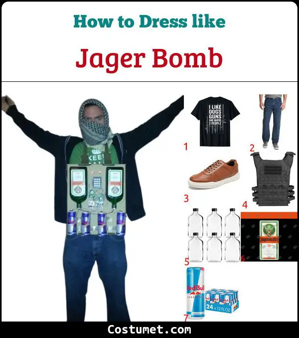 Jager Bomb Costume for Cosplay & Halloween