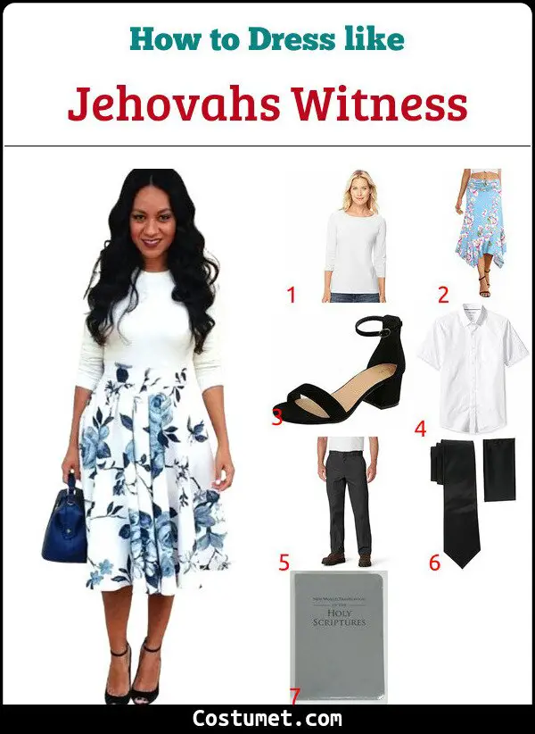 Jehovahs Witness Costume for Cosplay & Halloween