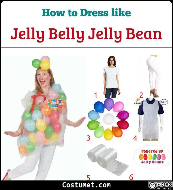 Jelly Belly Jelly Bean Costume for Cosplay & Halloween