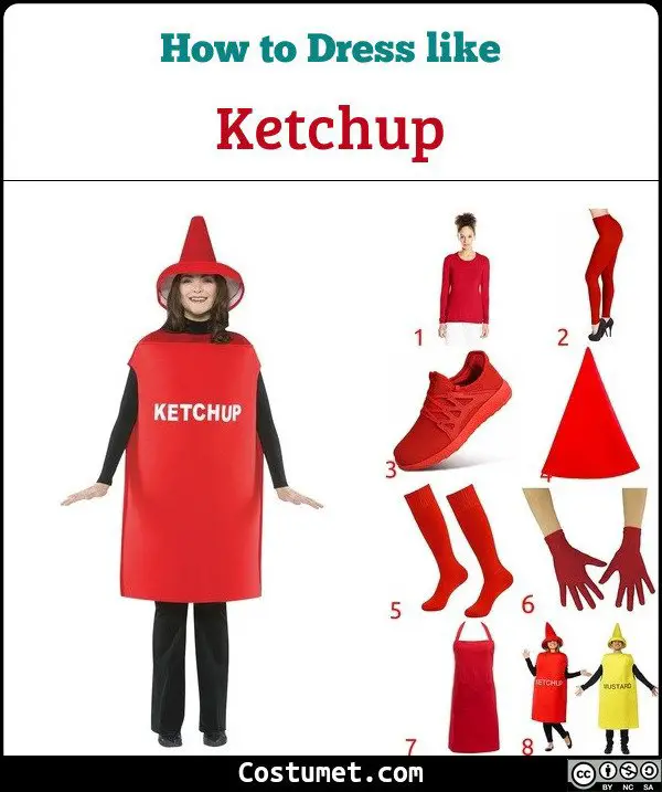 Ketchup And Mustard Costume for Cosplay & Halloween