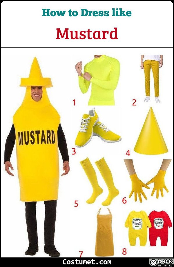 Mustard Costume for Cosplay & Halloween