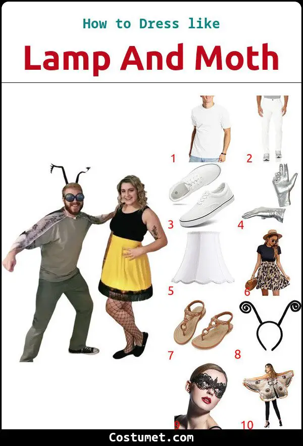 Lamp And Moth Costume for Cosplay & Halloween