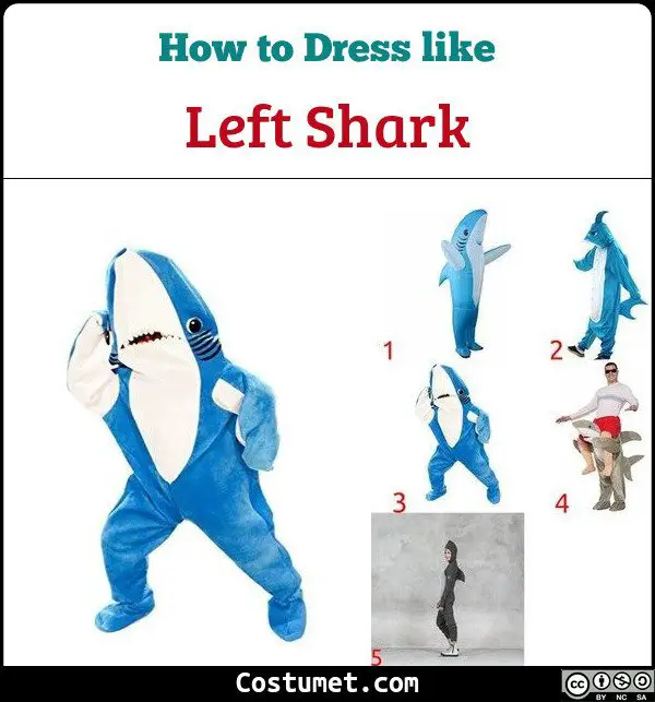 Left Shark Costume for Cosplay & Halloween