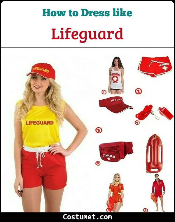 Lifeguard Costume for Cosplay & Halloween