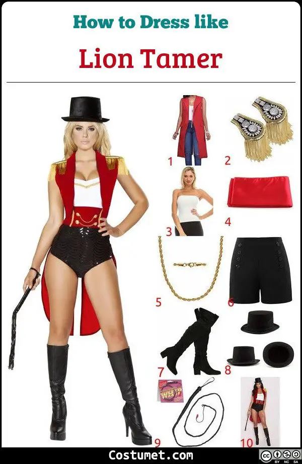 Lion Tamer Costume for Cosplay & Halloween