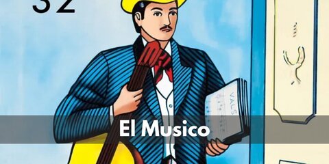 El Musico's Costume from Loteria