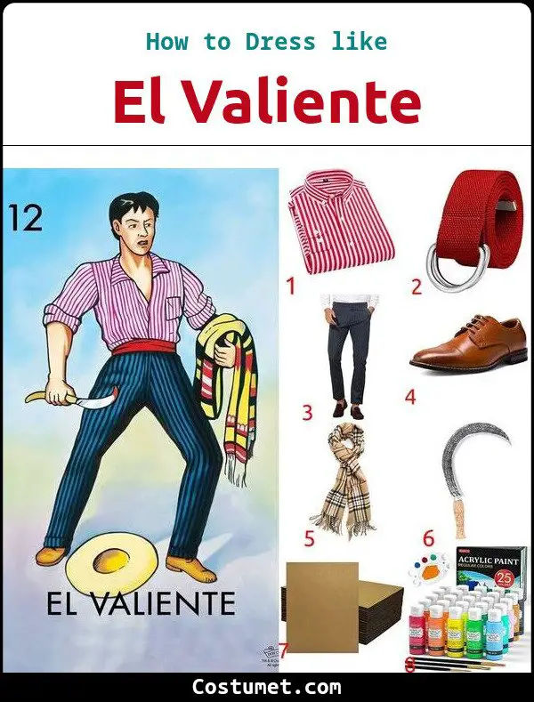 El Valiente Costume for Cosplay & Halloween