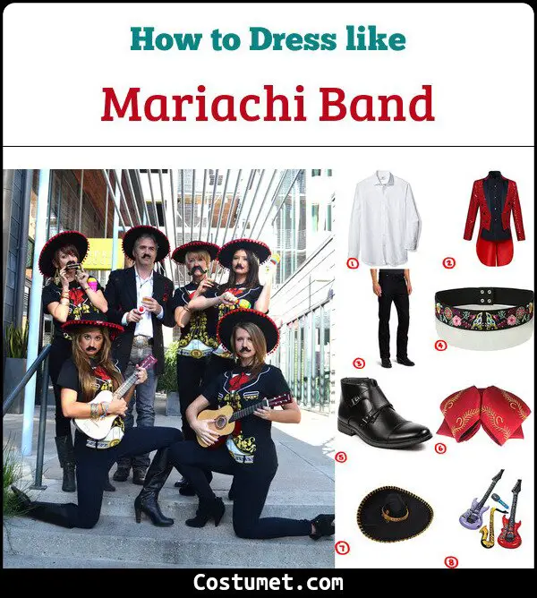 Mariachi Band Costume for Cosplay & Halloween