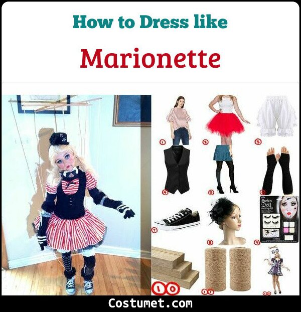 Marionette Costume for Cosplay & Halloween