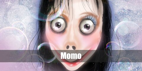 Momo's costume can be done with a Momo mask and your choice of tight top and leggings.