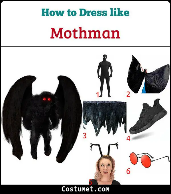 Mothman Costume for Cosplay & Halloween