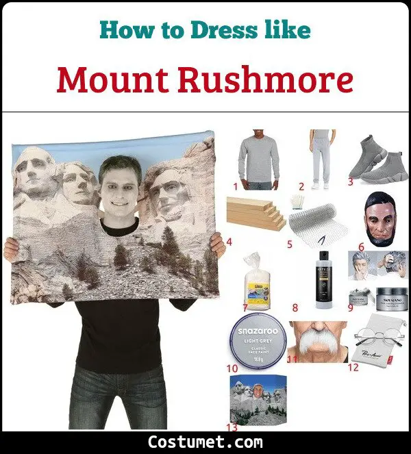 Mount Rushmore Costume for Cosplay & Halloween