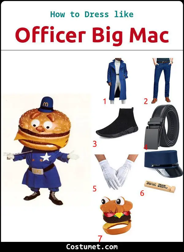 Officer Big Mac Costume for Cosplay & Halloween