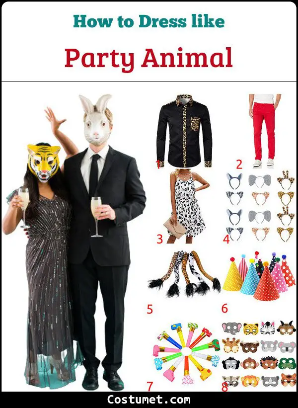 Party Animal Costume for Cosplay & Halloween