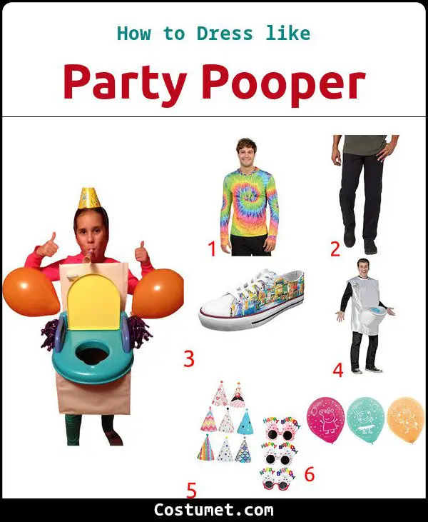 Party Pooper Costume for Cosplay & Halloween