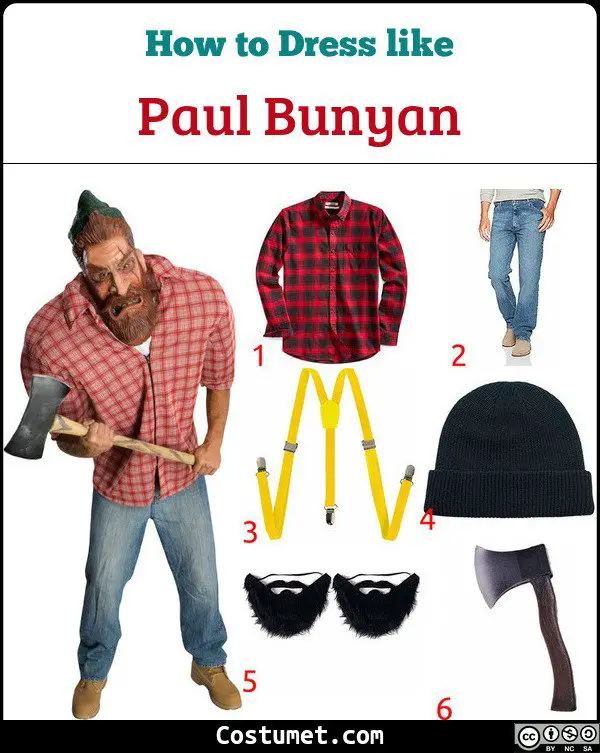 Paul Bunyan Costume for Cosplay & Halloween