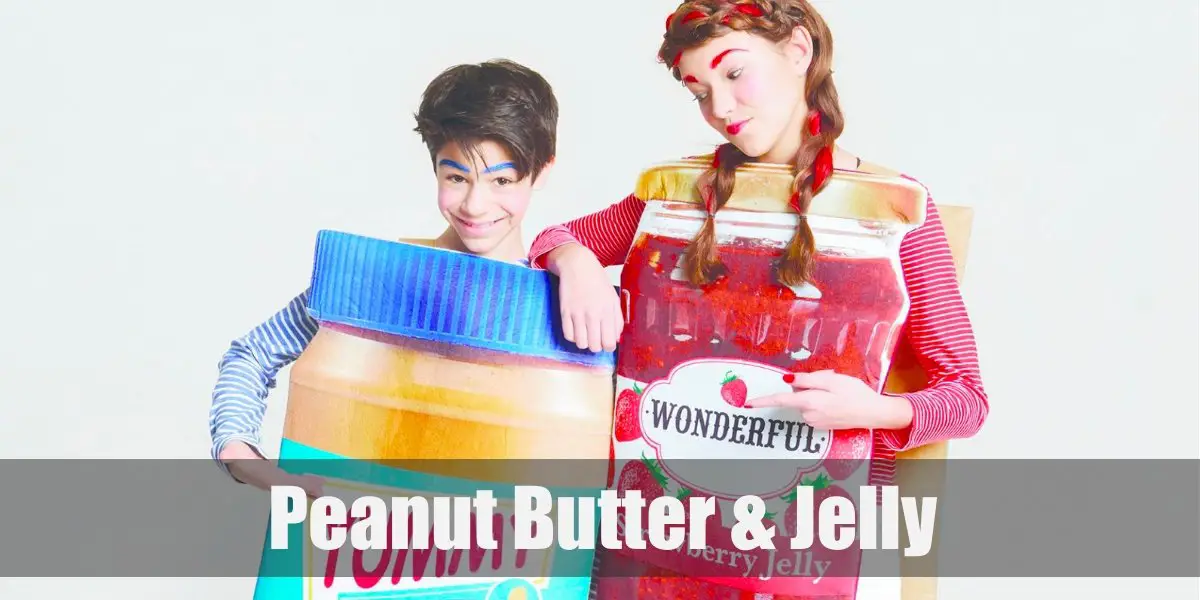 Peanut Butter and Jelly Costume for Cosplay & Halloween 2023