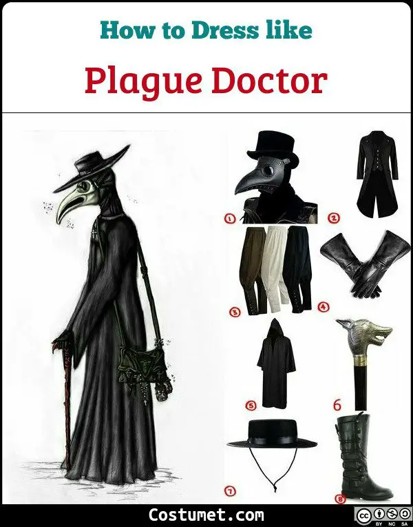 Plague Doctor Costume for Cosplay & Halloween