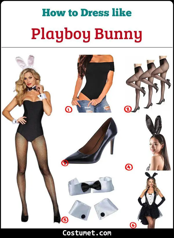 Playboy Bunny Costume for Cosplay & Halloween