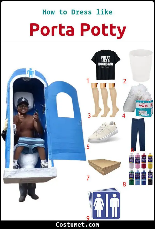 Porta Potty Costume for Cosplay & Halloween