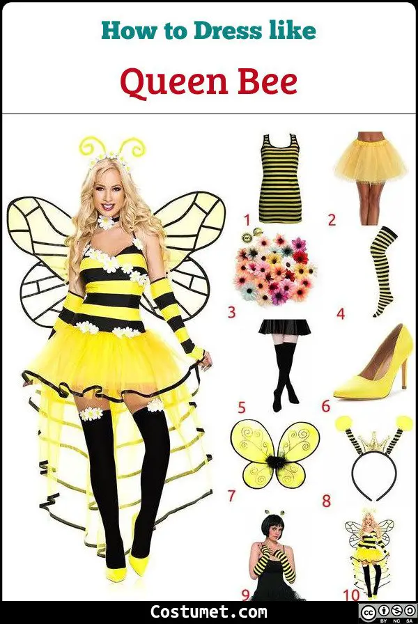 Queen Bee Costume for Cosplay & Halloween