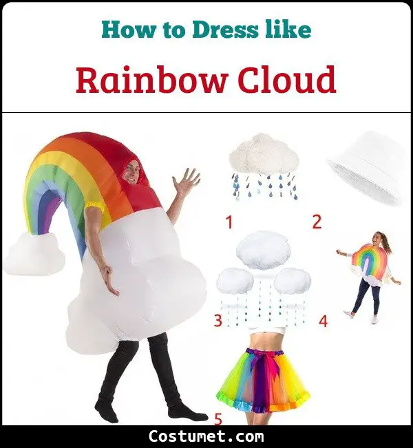 Rainbow Cloud Costume for Cosplay & Halloween