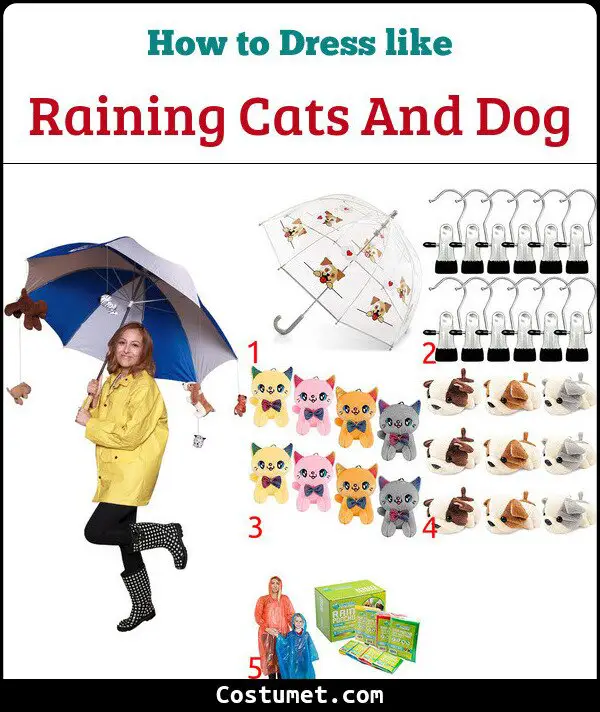 Raining Cats And Dog Costume for Cosplay & Halloween