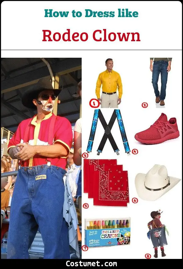 Rodeo Clown Costume for Cosplay & Halloween